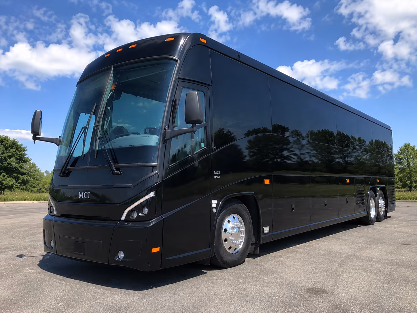 davie charter bus rental exterior