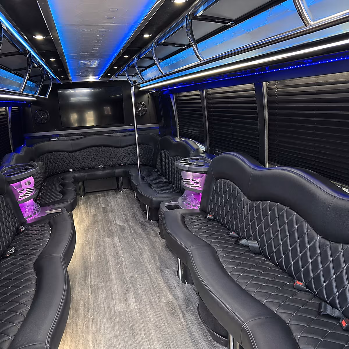 weston party bus rentals inside